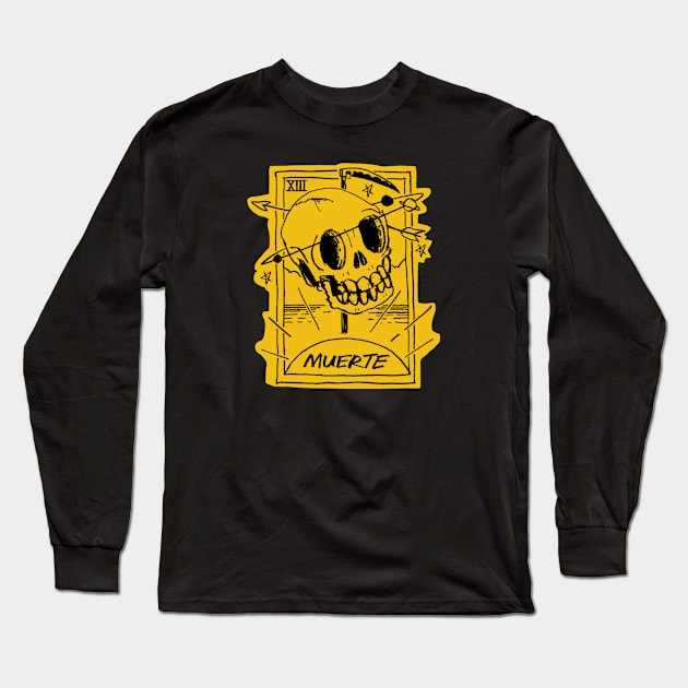 La Muerte Long Sleeve T-Shirt by Kenny Routt